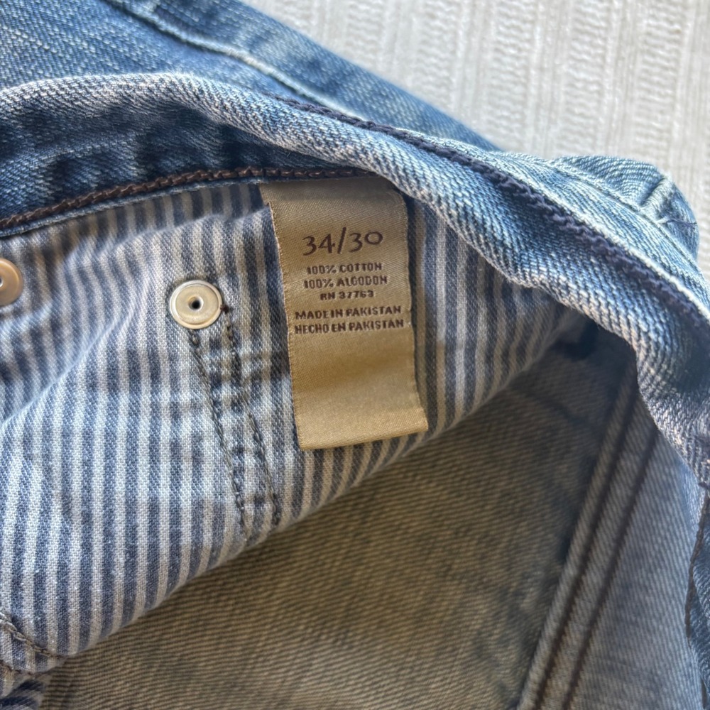 Perry Ellis America Mens Classic Fit Straight Leg Jeans Blue Denim 34x30 RN37763 - Picture 6 of 11